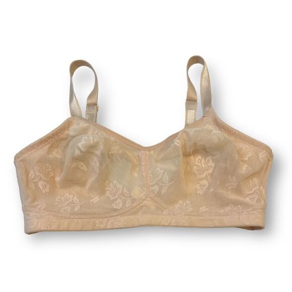 Wacoal Floral Print Vintage Bra 85202 Size 34DD - Picture 1 of 6